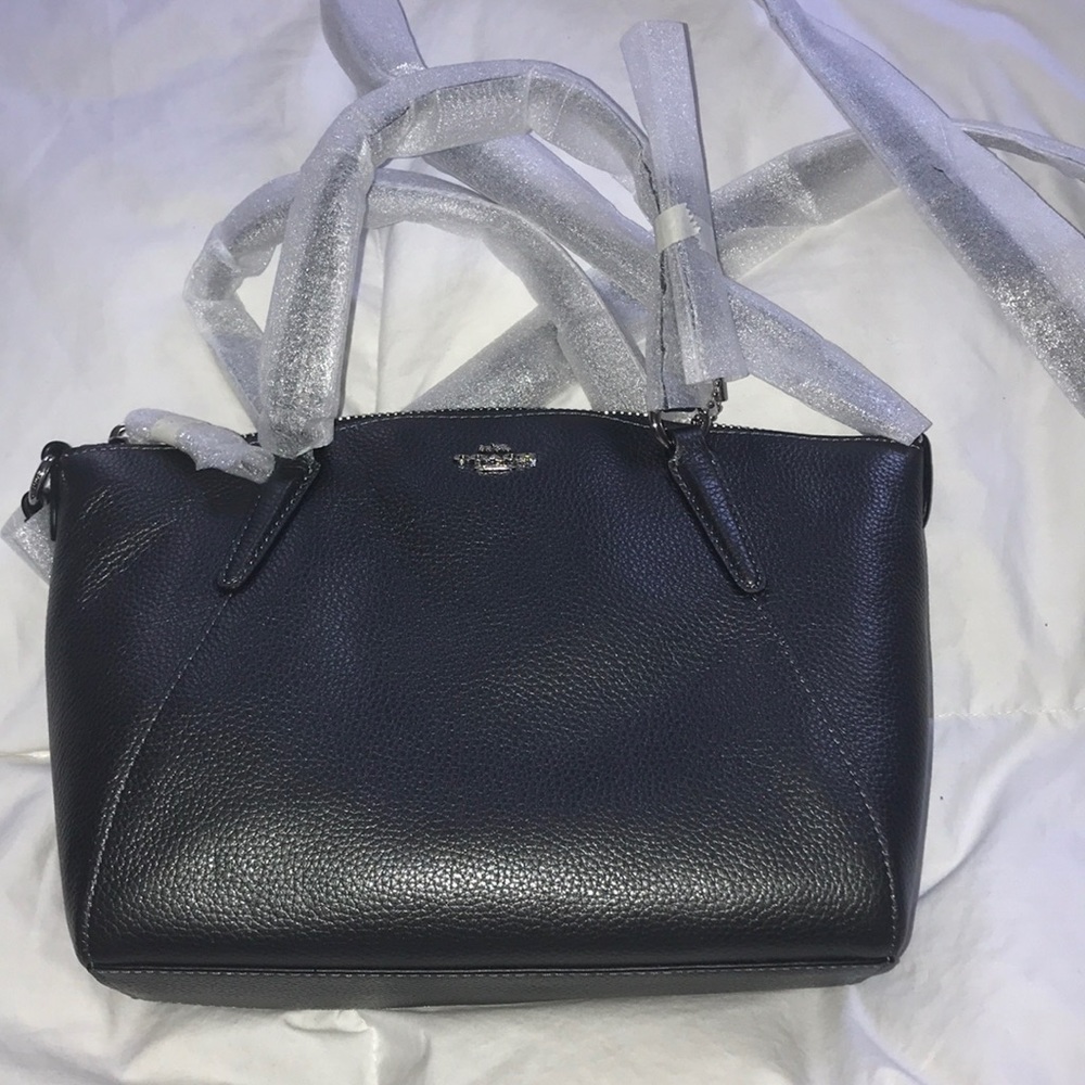 Coach Pebble Leather Mini Kelsey Satchel Crossbody